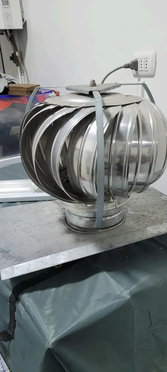 Extractor de Aire Giratorio de Metal - 2