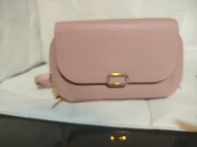 Cartera de mano azul con lazo decorativo - miniatura 5