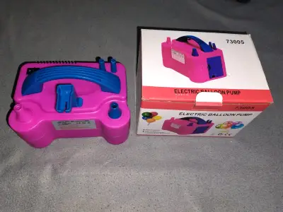 Bomba Eléctrica para Globos Rosa y Azul - miniatura 2