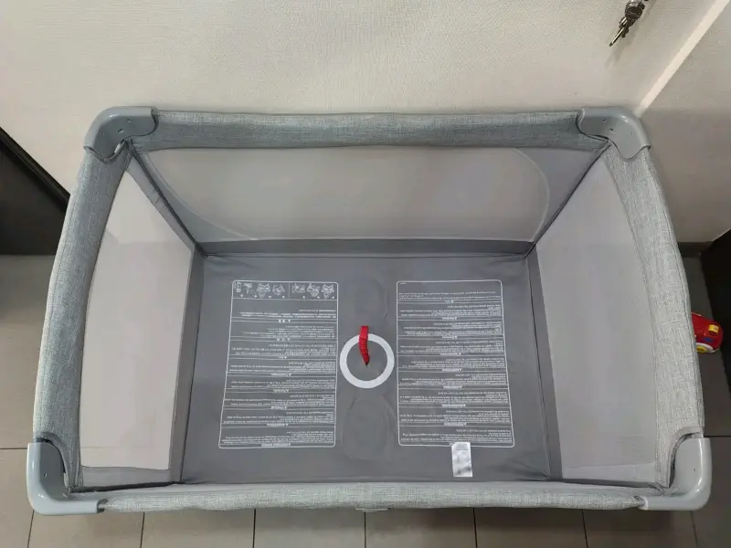 Cuna Corral Plegable Joie Gris - 3