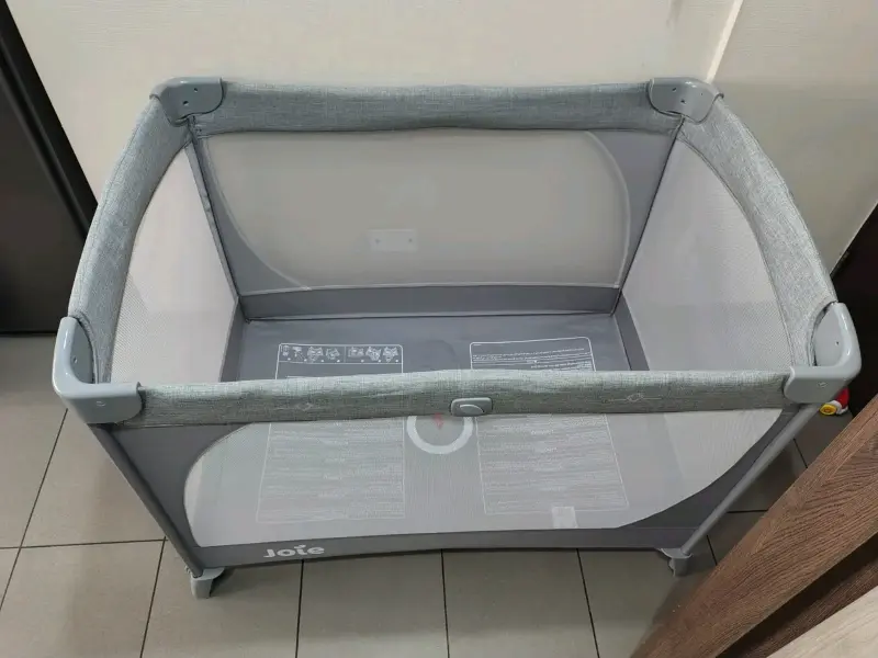 Cuna Corral Plegable Joie Gris - 4