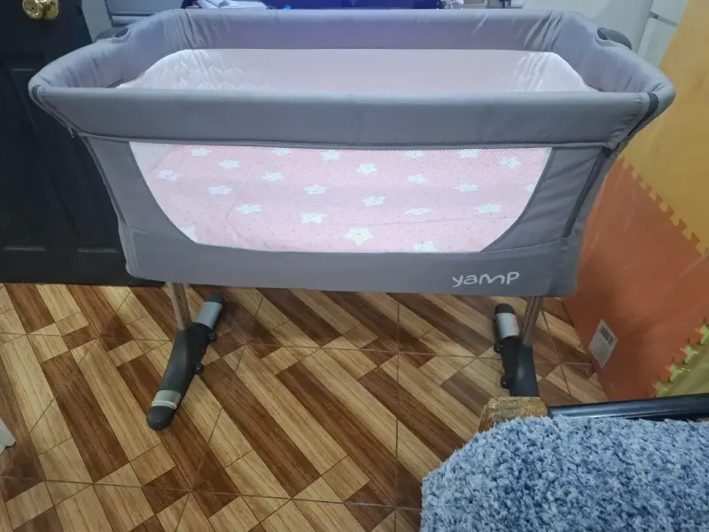 Cuna colecho gris Yamp para bebé - 1