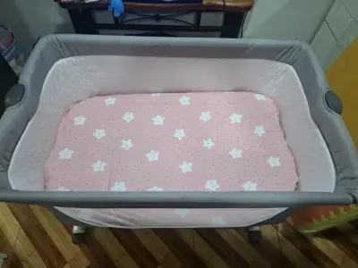 Cuna colecho gris Yamp para bebé - miniatura 2