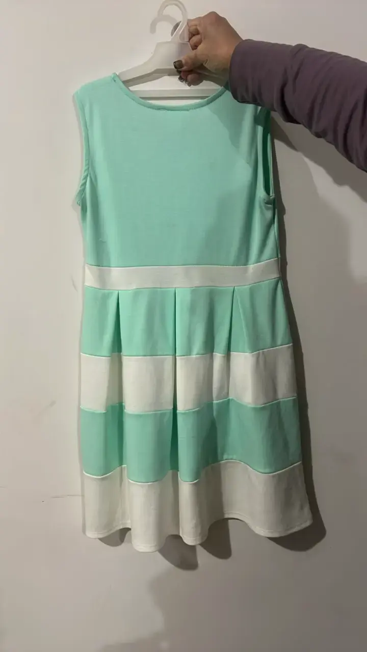 Vestido sin mangas verde menta Wonder - 2