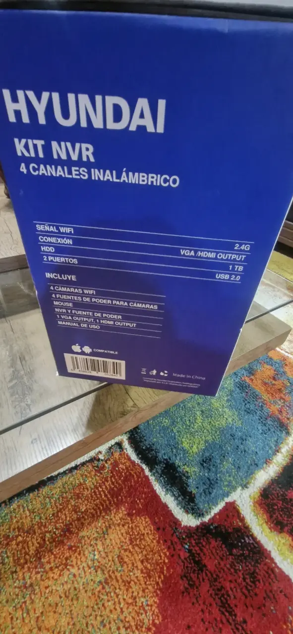 Sistema de Seguridad Hyundai NVR con 4 Cámaras Wifi - 5