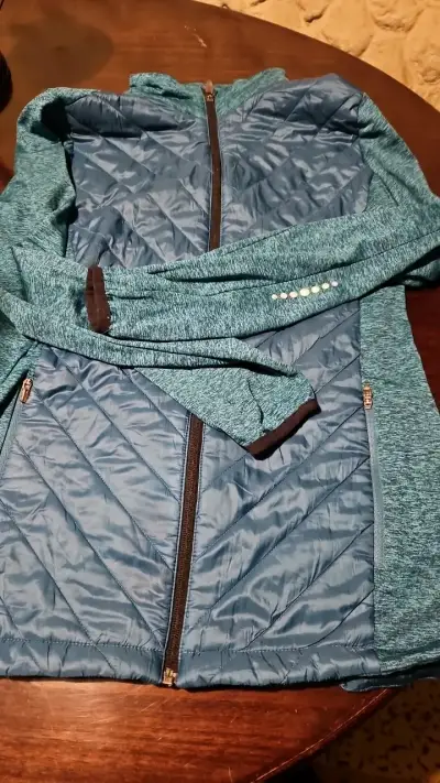 Chaqueta deportiva azul para mujer - miniatura 1
