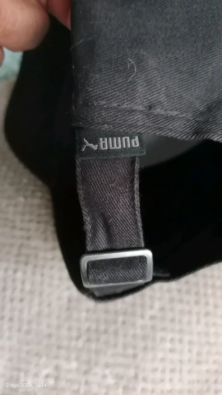 Gorra negra Puma ajustable unisex - 3