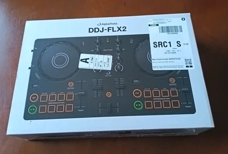 Controlador DJ AlphaTheta DDJ-FLX2 con Pads - 4