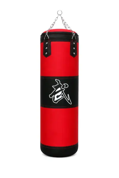 Saco de Boxeo Rojo con Cadena y Refuerzo 1.20 cm - miniatura 1