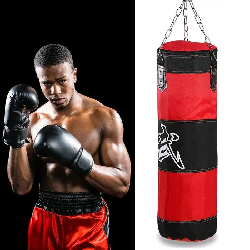 Saco de Boxeo Rojo con Cadena y Refuerzo 1.20 cm - 3