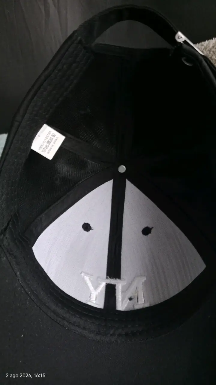 Gorra negra con logo NY ajustable - 3