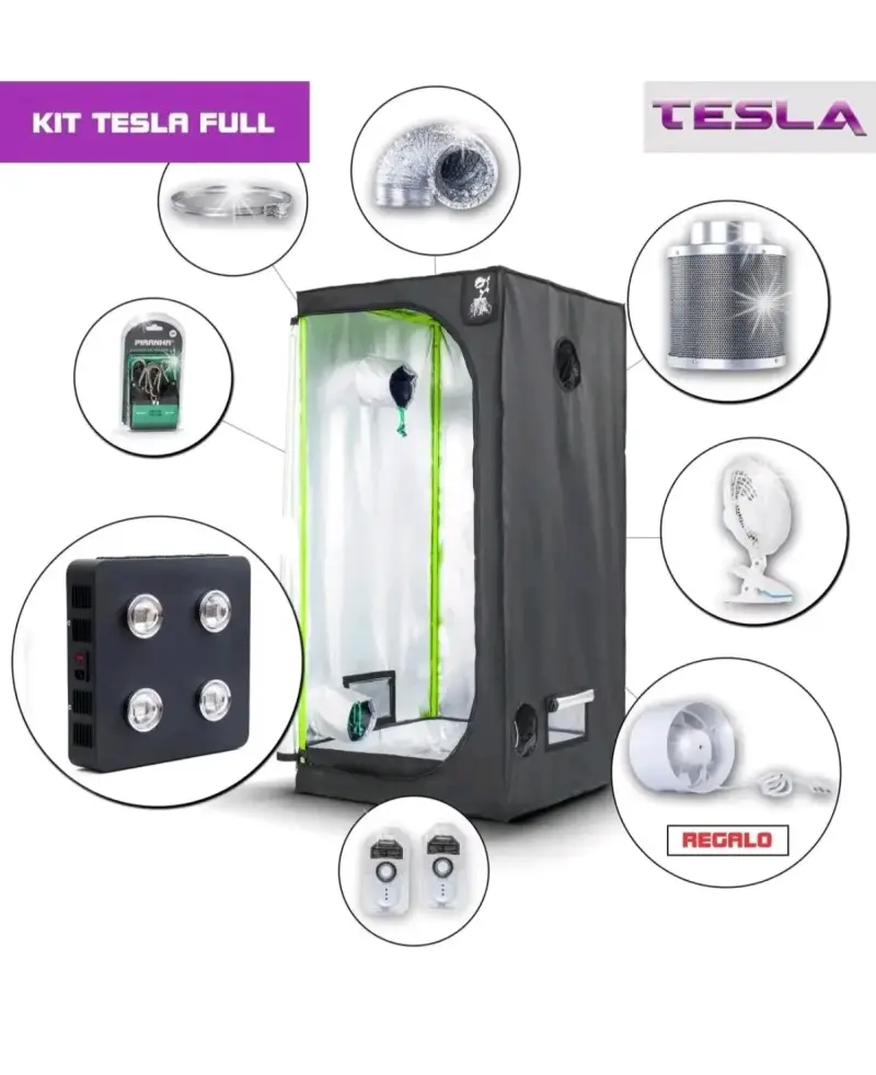 Kit de Cultivo Interior+Vent+Luz+Accesorios. - 1