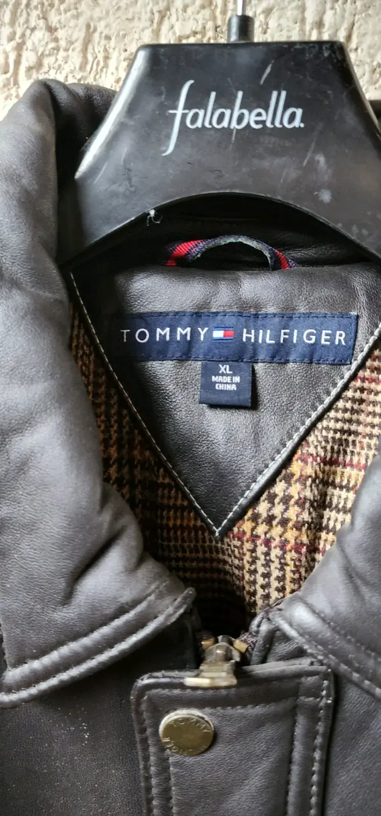 Chaqueta de cuero negra Tommy Hilfiger - 5