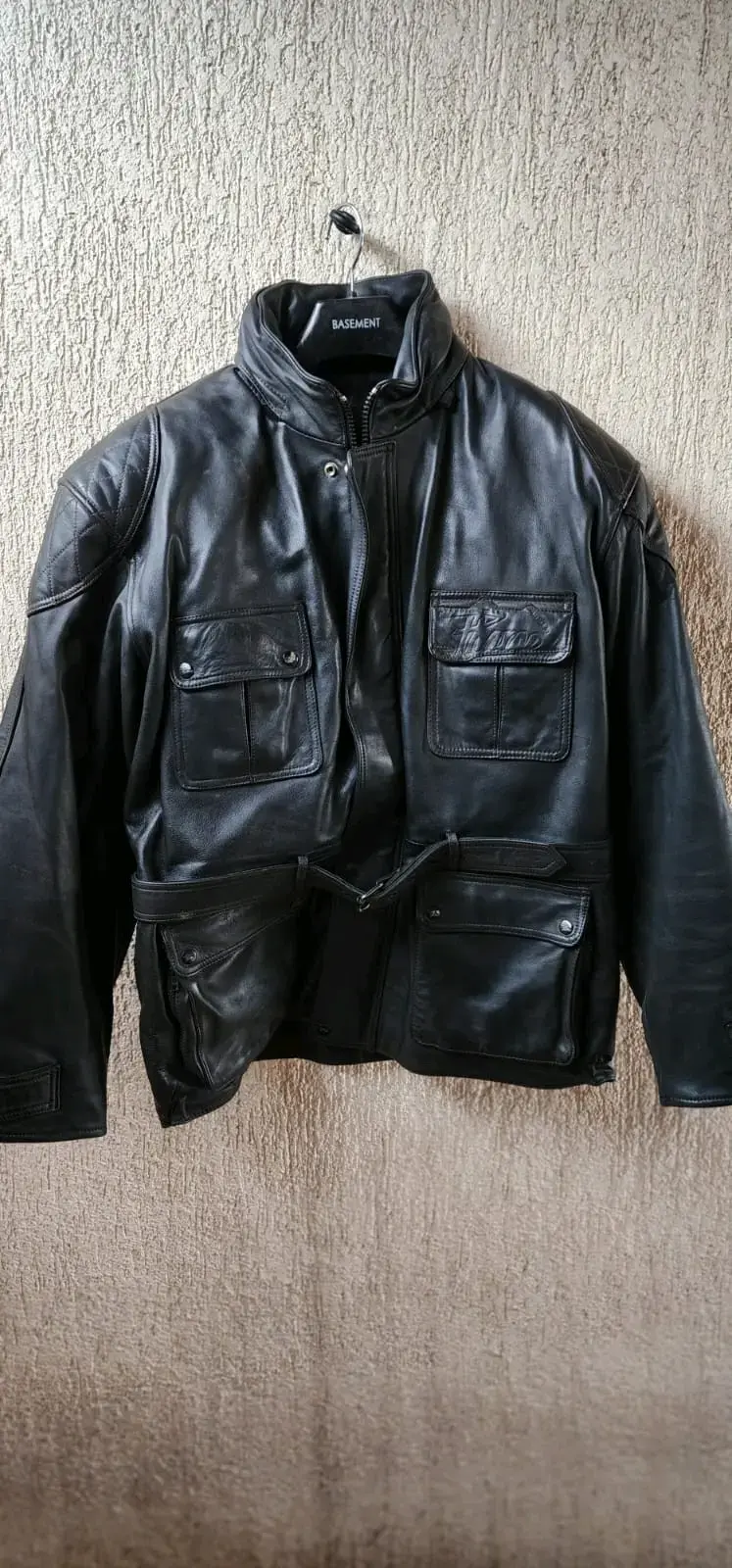 Chaqueta de cuero negra Úrsula - 1