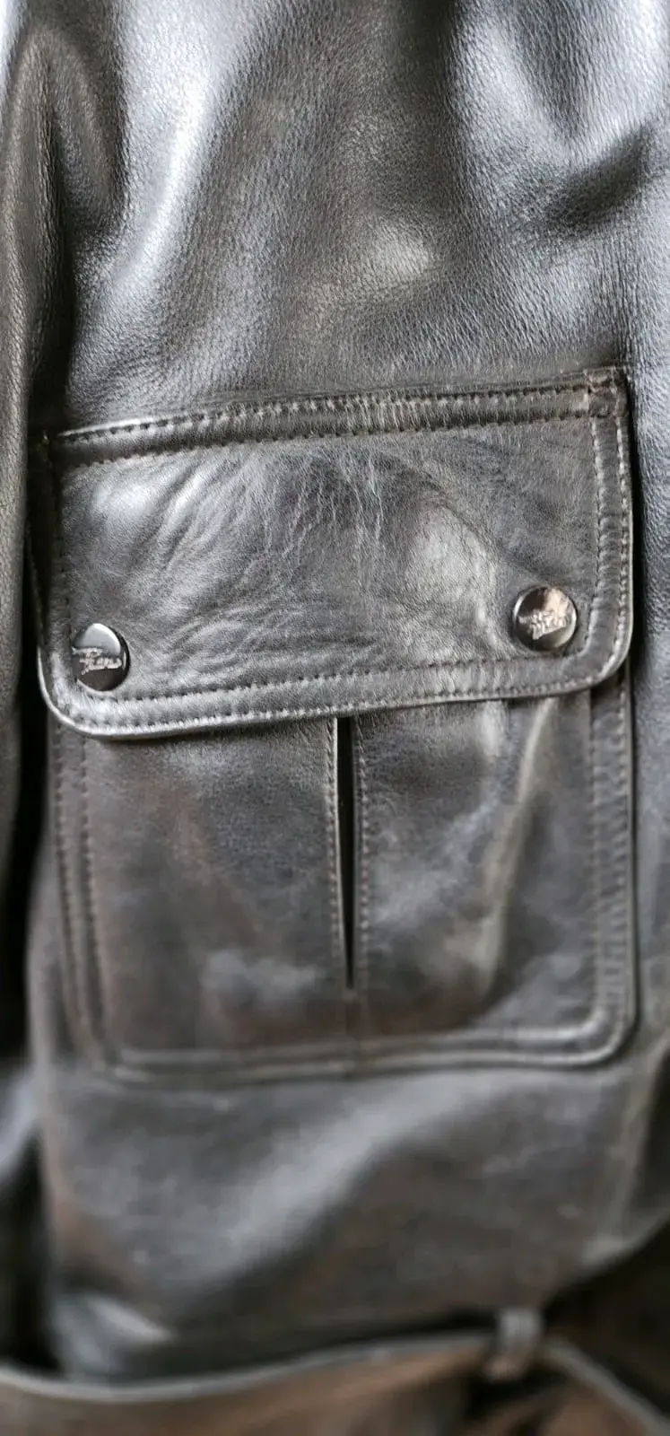 Chaqueta de cuero negra Úrsula - 5