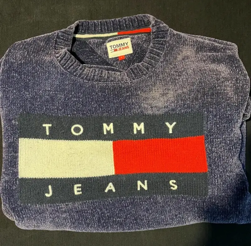 Suéter Tommy unisex L da para Xl holgado - 2