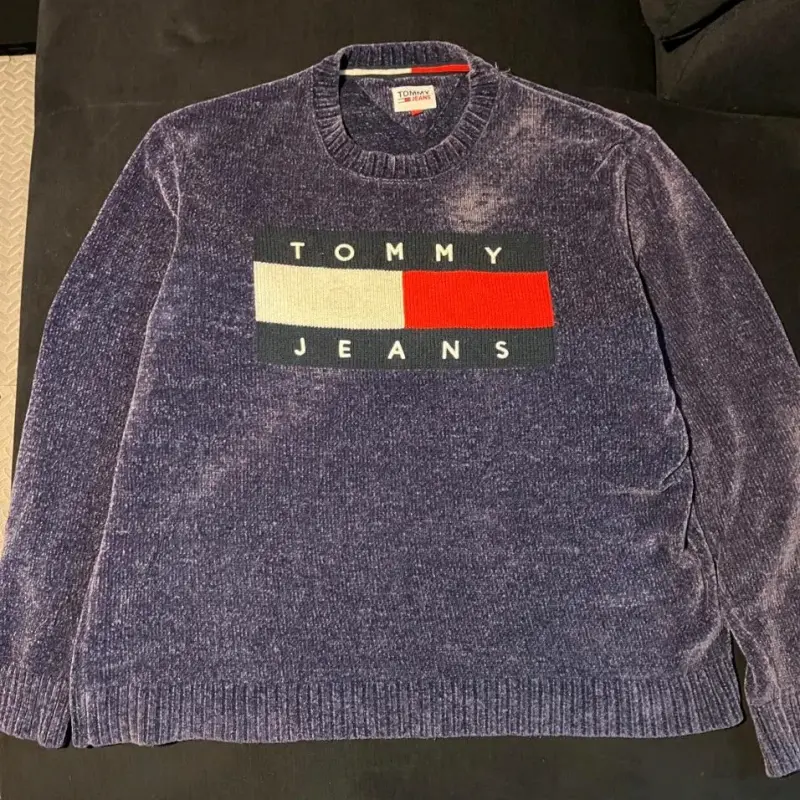 Suéter Tommy unisex L da para Xl holgado - 3
