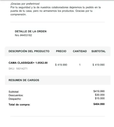 Cama europea Classique+ Rosen 1.5 plazas - miniatura 6