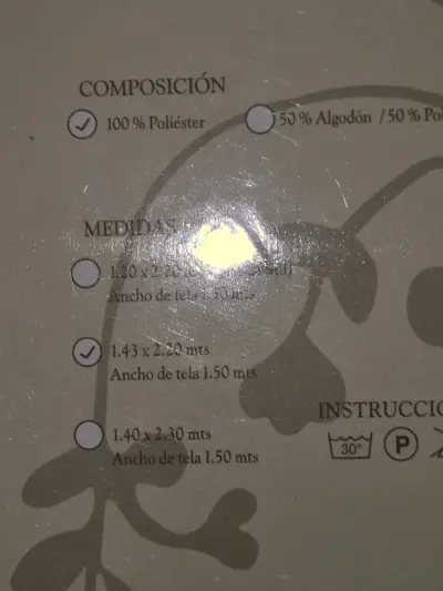 Cortinas Black Out burdeos y beige - miniatura 3