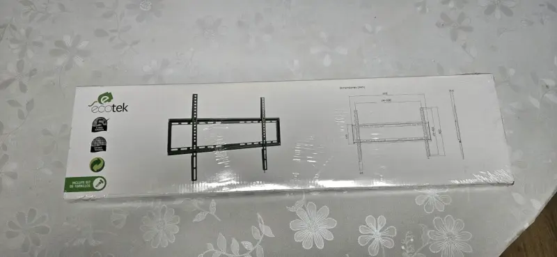 Soporte de pared para TV Ecotek con tornillos - 1