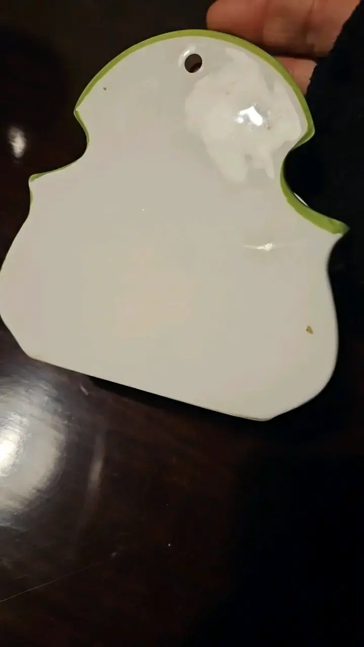 Salero o azucarero de cerámica pintado a mano - 3