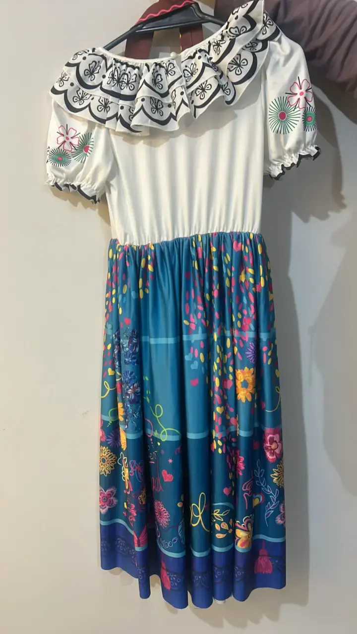 Vestido Maribel infantil floral con bolso - 2