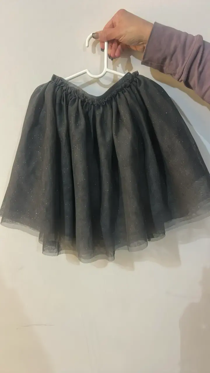 Falda de tul negra para niña H&M - 1
