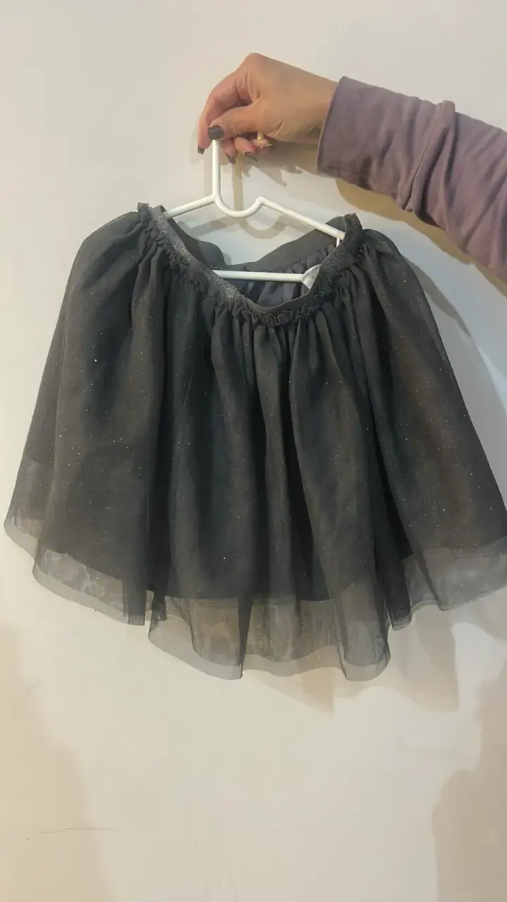 Falda de tul negra para niña H&M - 2