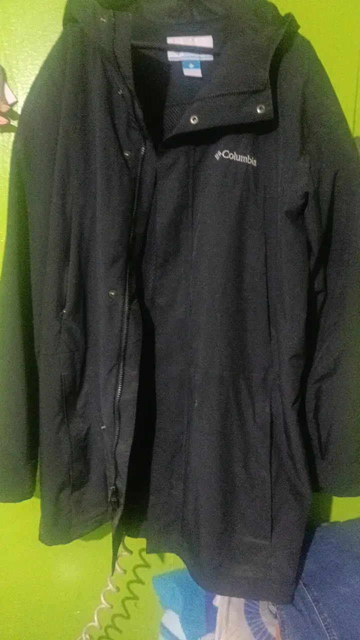 Chaqueta impermeable Columbia negra talla L - 2