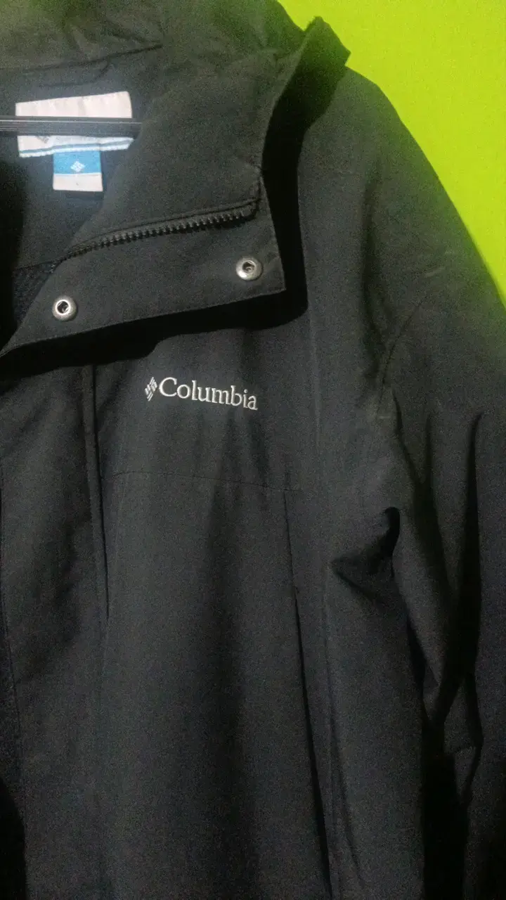 Chaqueta impermeable Columbia negra talla L - 3