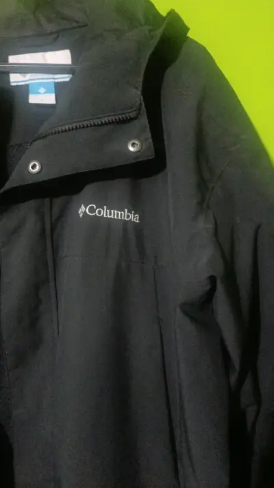 Chaqueta impermeable Columbia negra talla L - miniatura 3