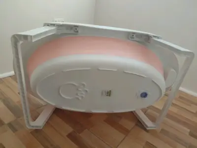 Tina de baño para bebé plegable con diseño rosa - miniatura 3
