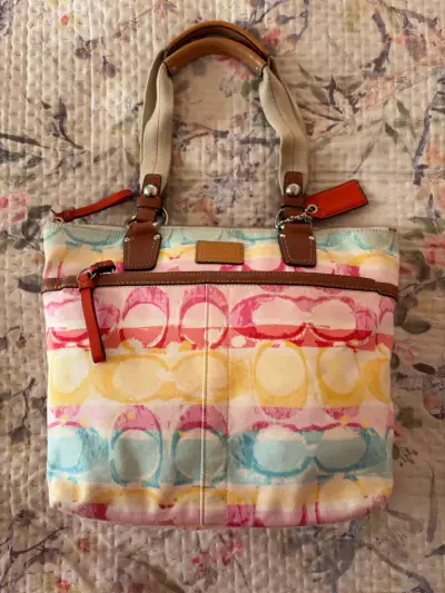 Bolso Coach Hampton Watercolor - miniatura 1