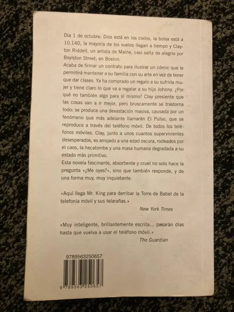 Libro 'Cell' de Stephen King - 2