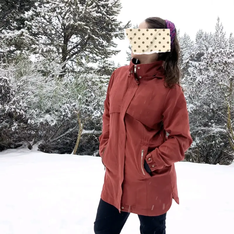 Chaqueta rosa viejo para mujer