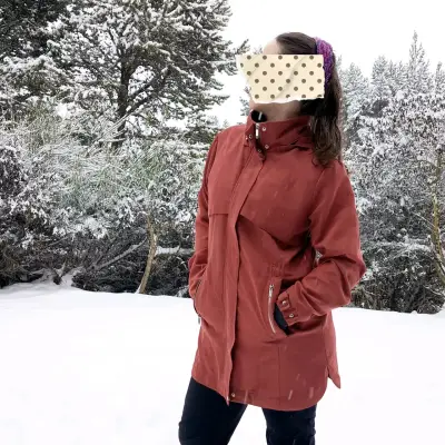Chaqueta rosa viejo para mujer - miniatura 1