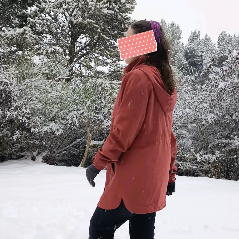 Chaqueta rosa viejo para mujer - 2