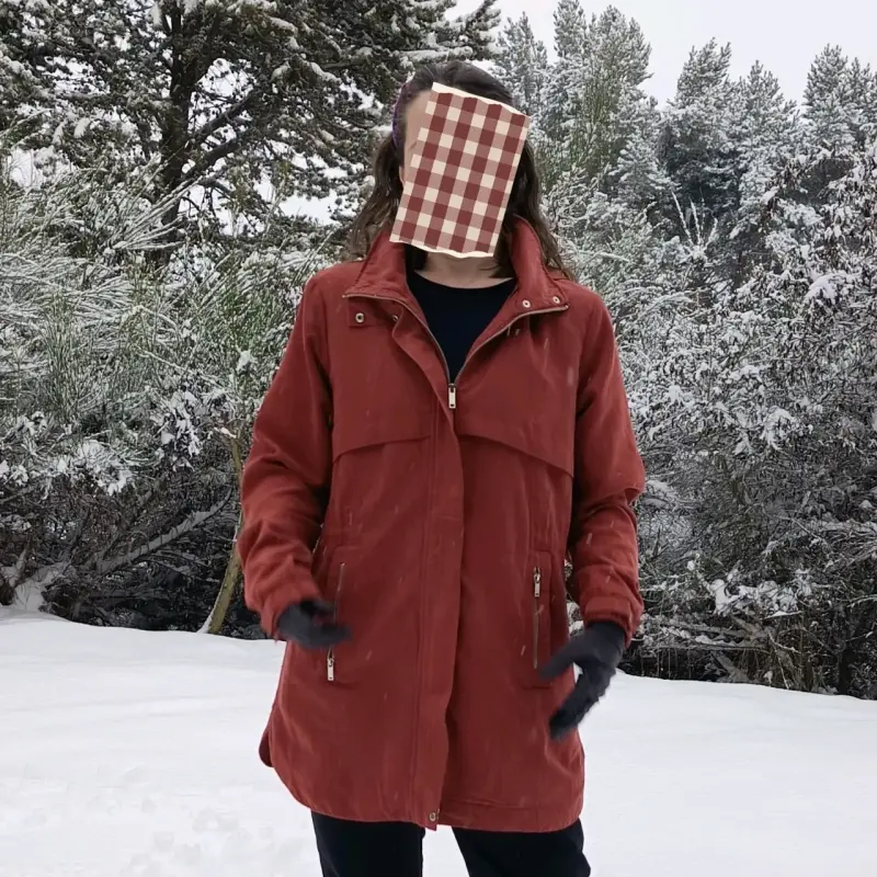 Chaqueta rosa viejo para mujer - 5