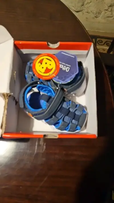 Sandalias deportivas para niños azules - miniatura 1