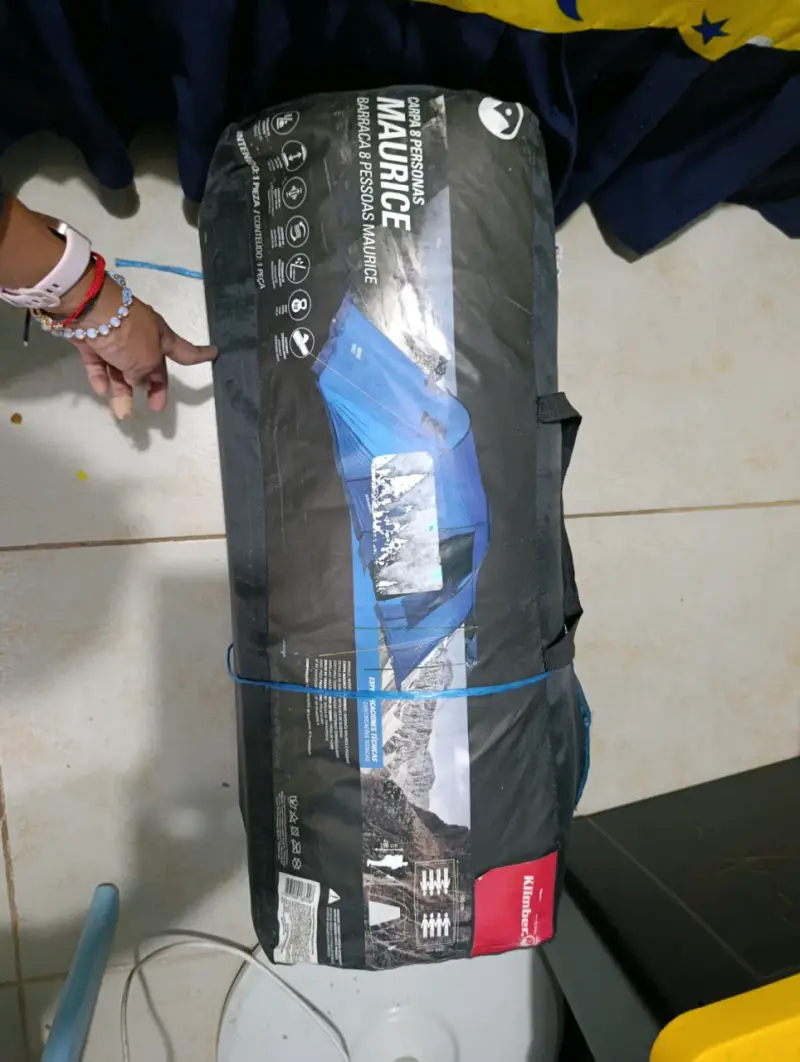 Carpa para 8 personas Maurice azul - 3