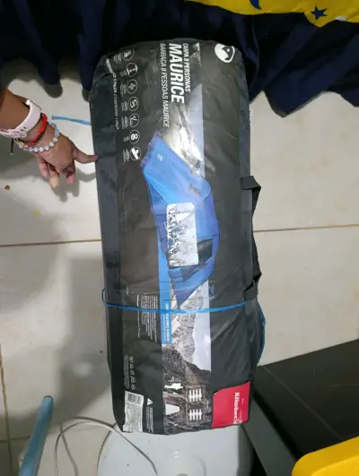 Carpa para 8 personas Maurice azul - miniatura 3