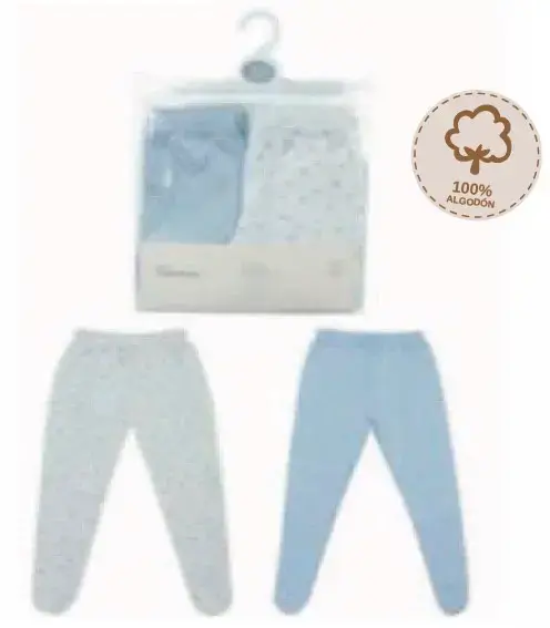 Set de Bodies y Pantalones para Bebé 100% Algodón - 2