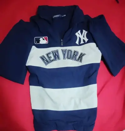 Chaqueta New York Yankees azul con cierre - miniatura 1