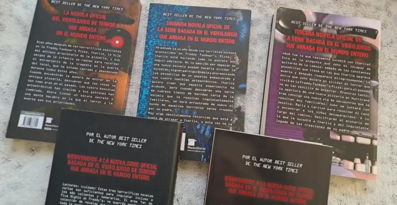 Colección de libros Five Nights at Freddy's - 3