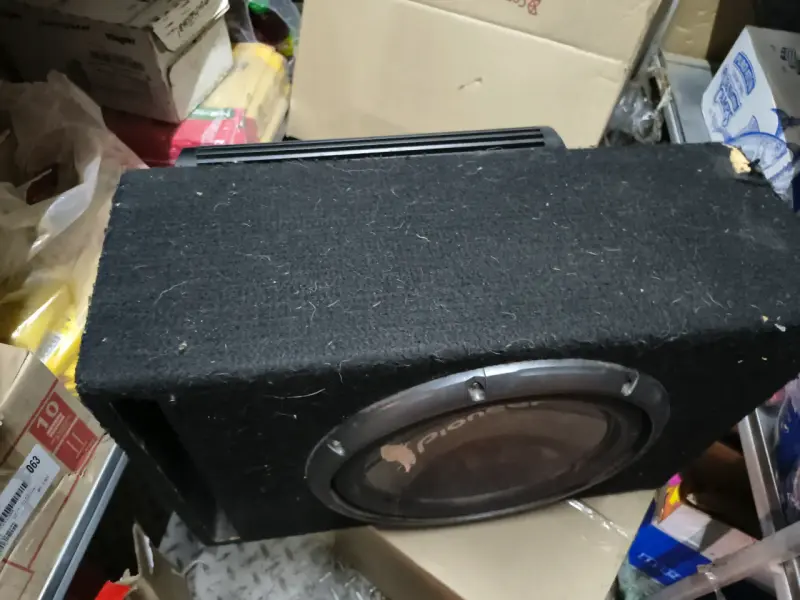 Subwoofer Pioneer en caja acústica - 3