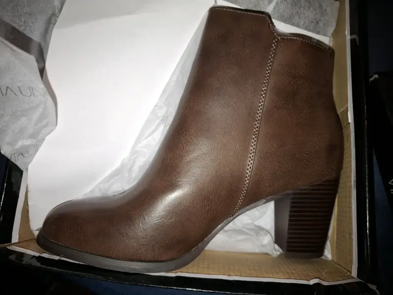 Botines marrón con tacón
