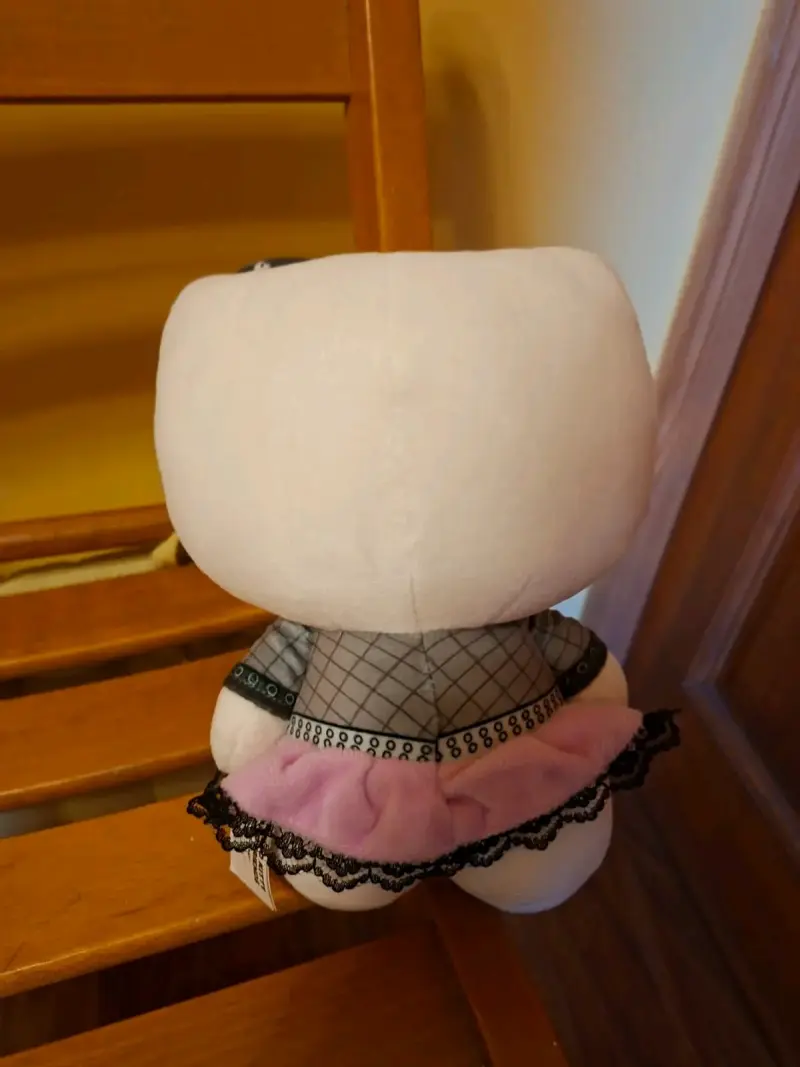 Peluche Hello Kitty con vestido rosa y lazo - 3