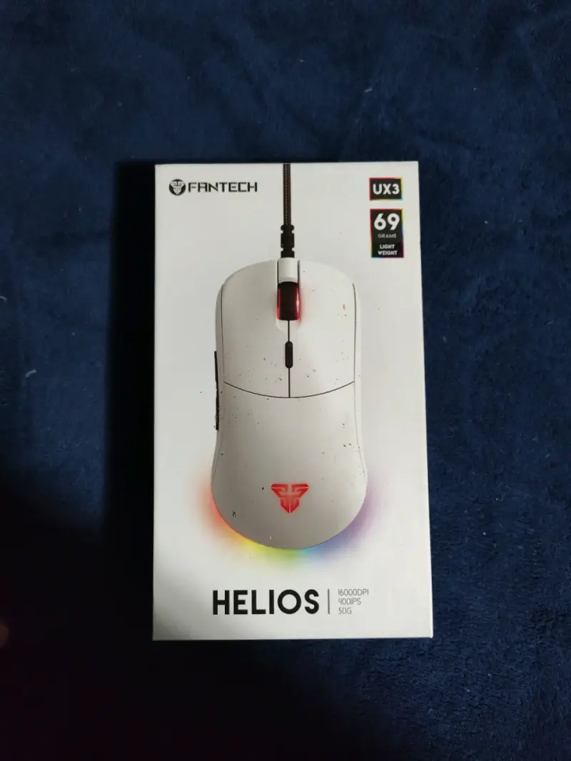 Mouse Gamer Fantech Helios UX3 RGB Blanco - 1