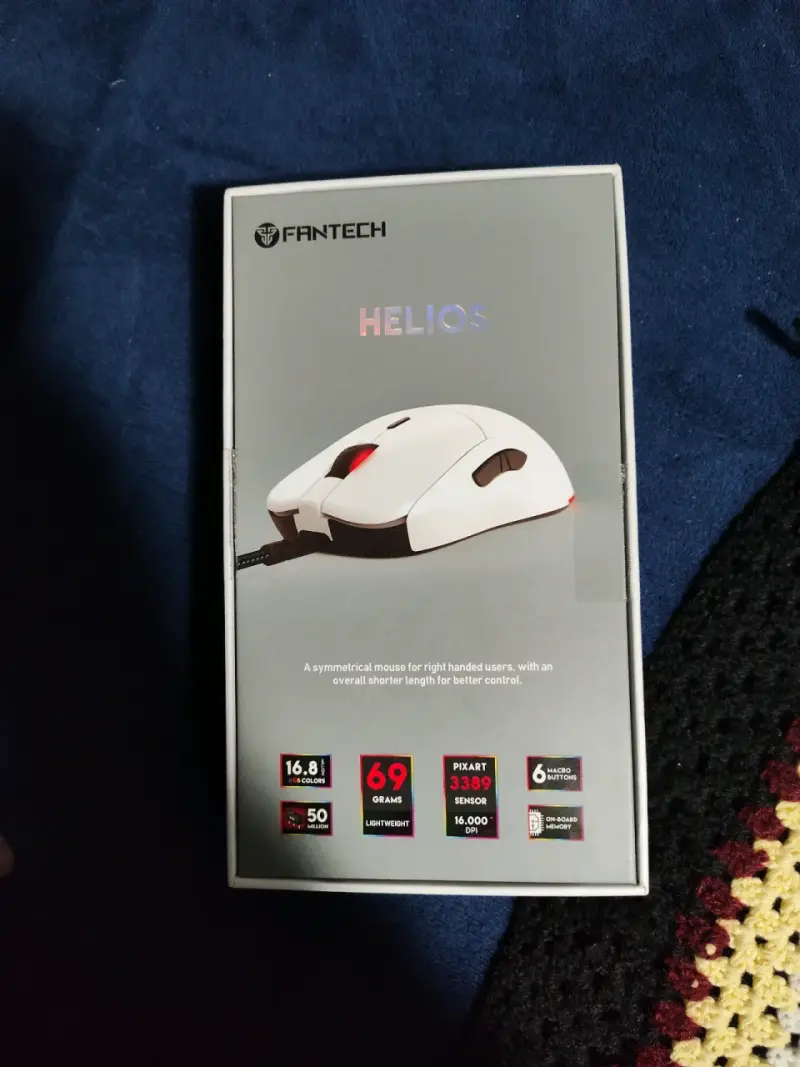 Mouse Gamer Fantech Helios UX3 RGB Blanco - 3