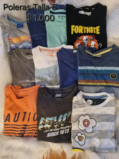 Lote de poleras para niños tallas 8, 10 y 12 - miniatura 6